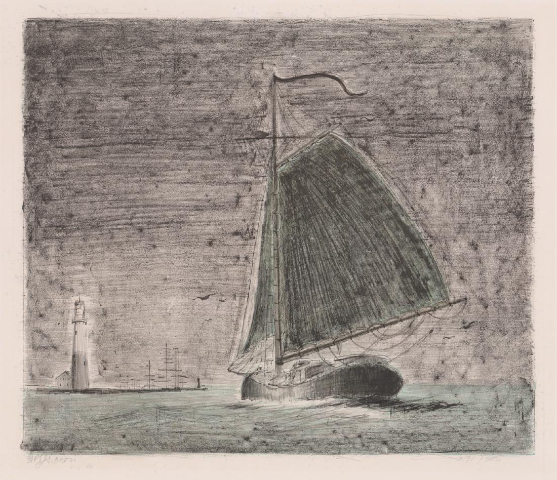 Lithograph by Gibson (1 of 5)