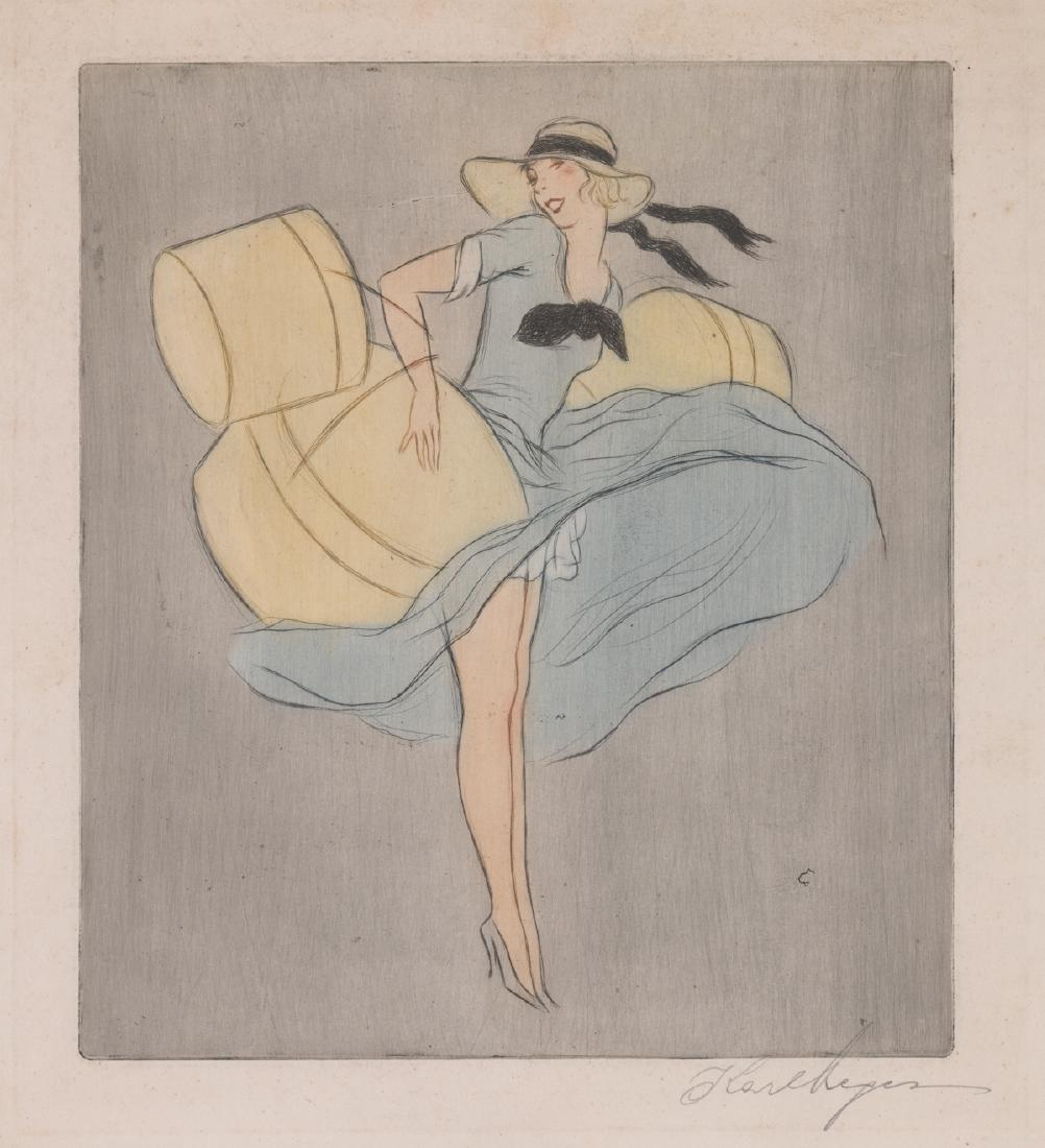 Karl Reger Etching (1 of 4)