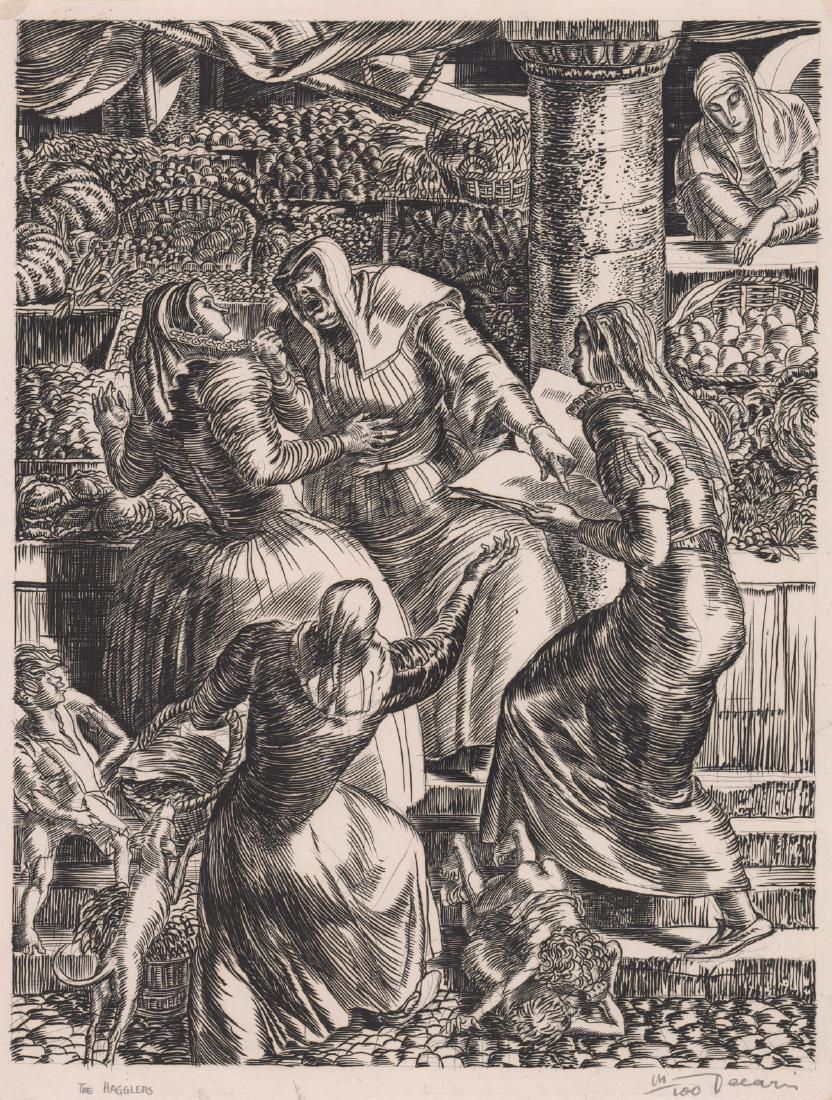 Albert Decaris Original Pencil Signed Engraving (1 of 3)