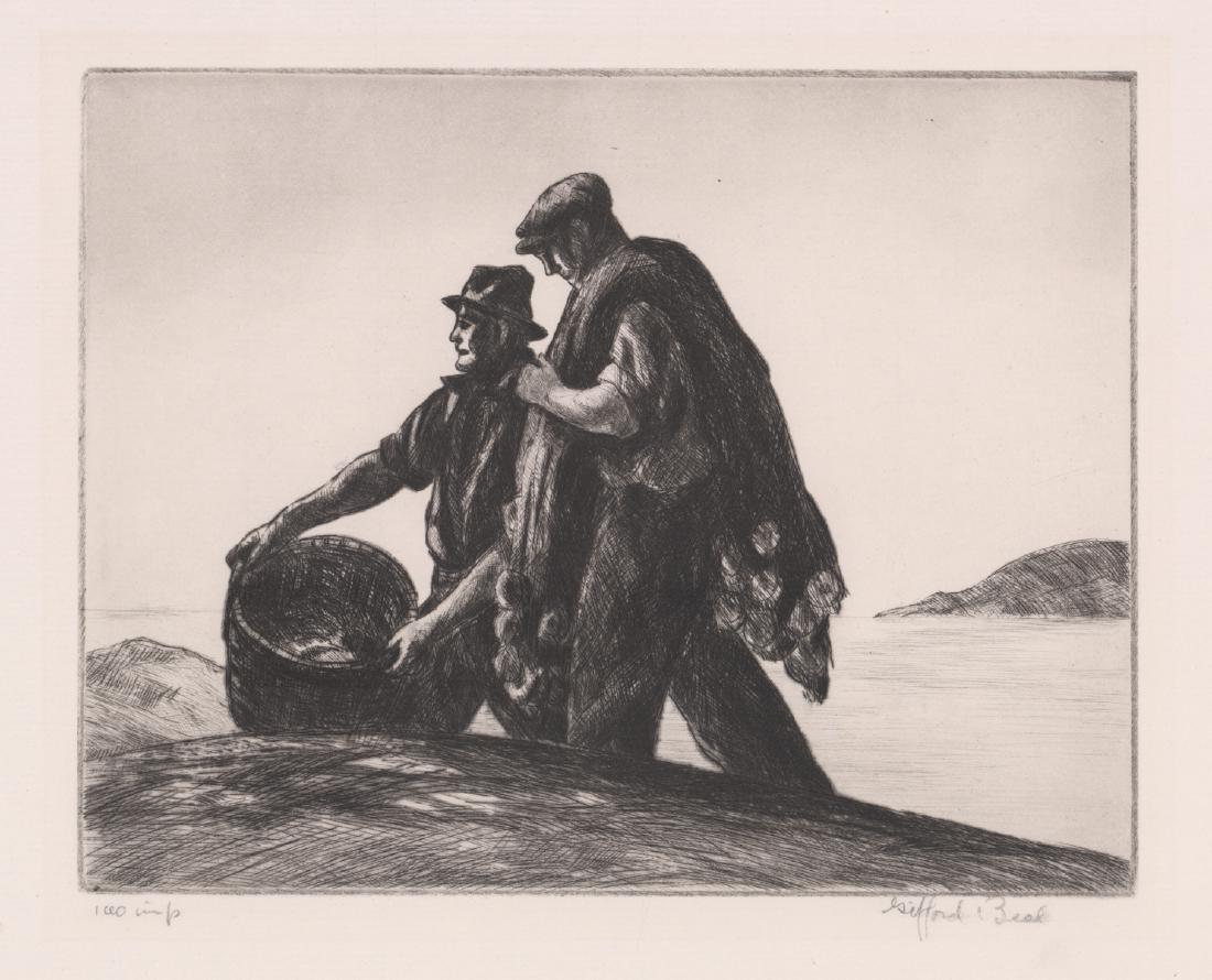 Gifford Beal Original Pencil Signed Etching (1 of 4)