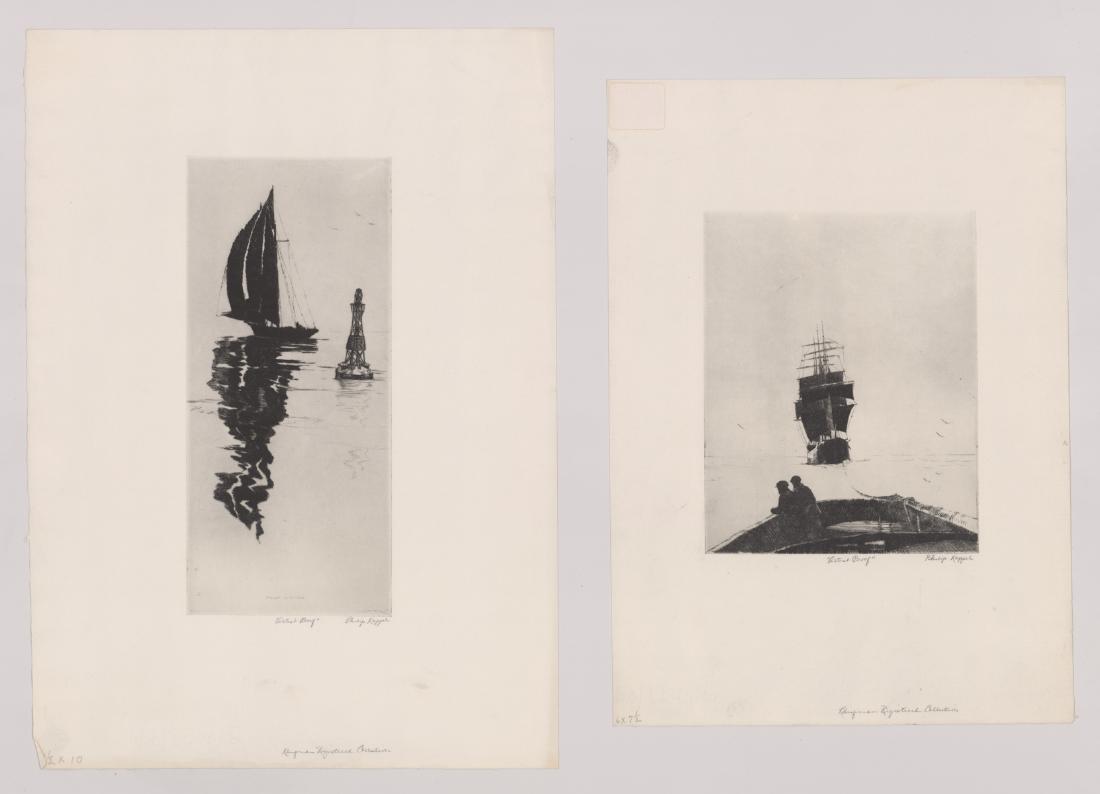 Two Philip Kappel Artist Proof Etchings (1 of 6)