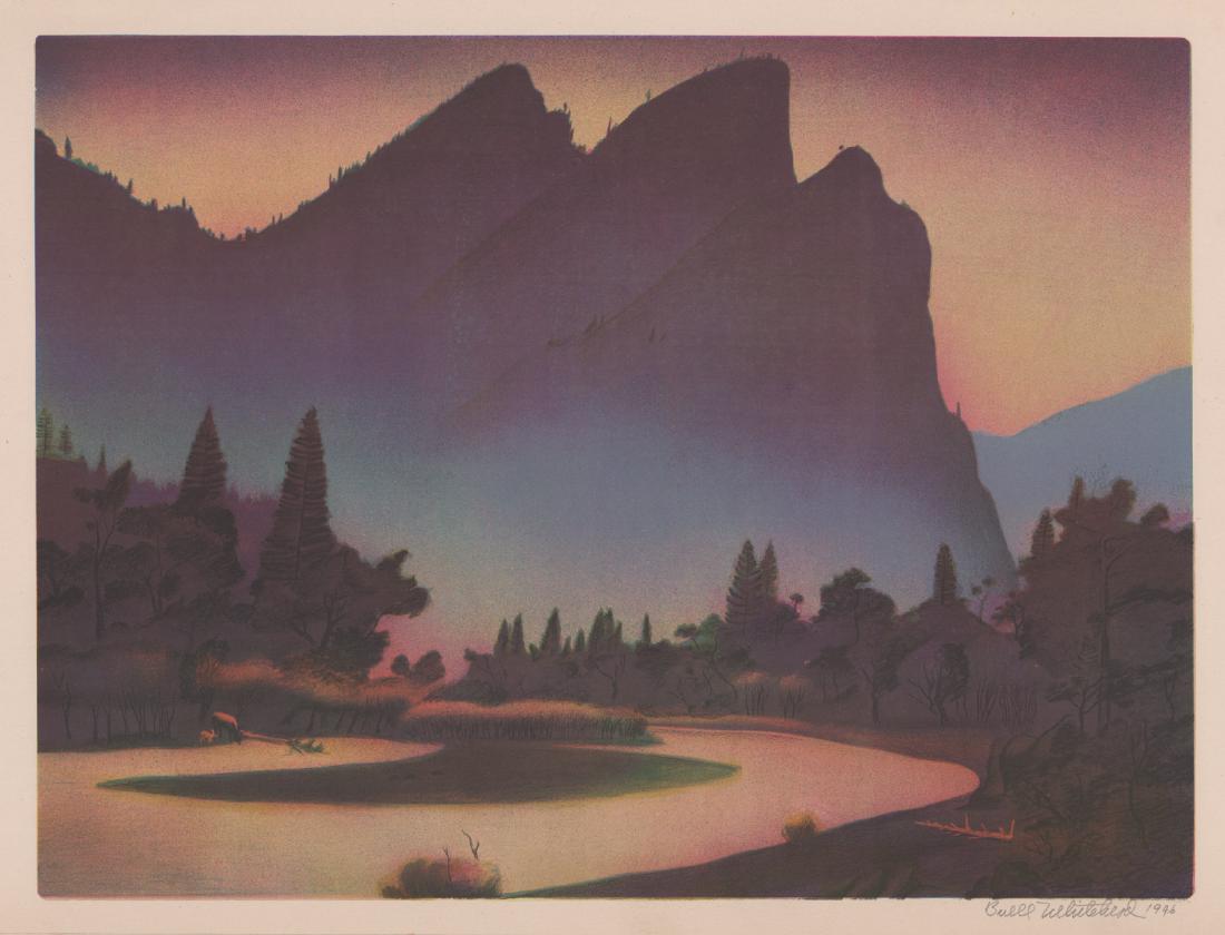 Buell Whitehead Pencil Signed Color Lithograph (1 of 4)