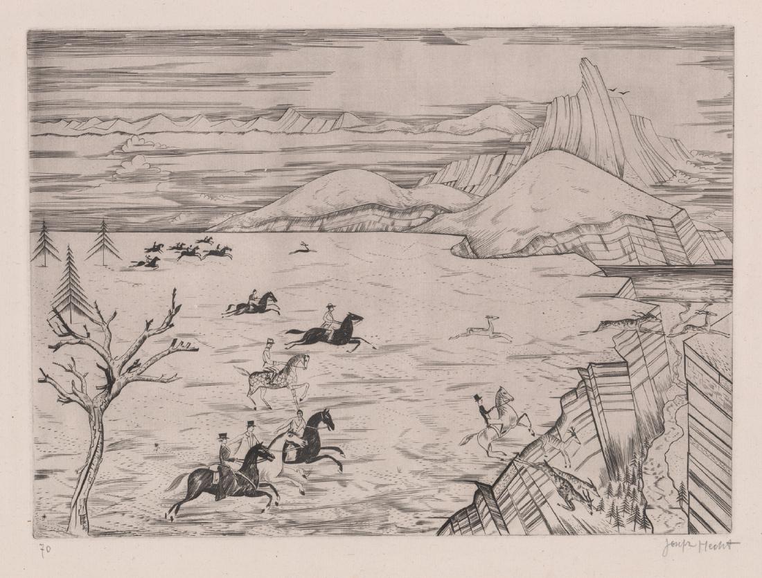 Joseph Hecht Pencil Signed Etching (1 of 4)