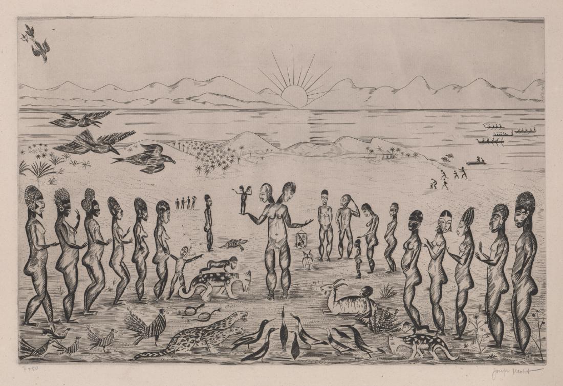 Joseph Hecht Pencil Signed Etching (1 of 4)