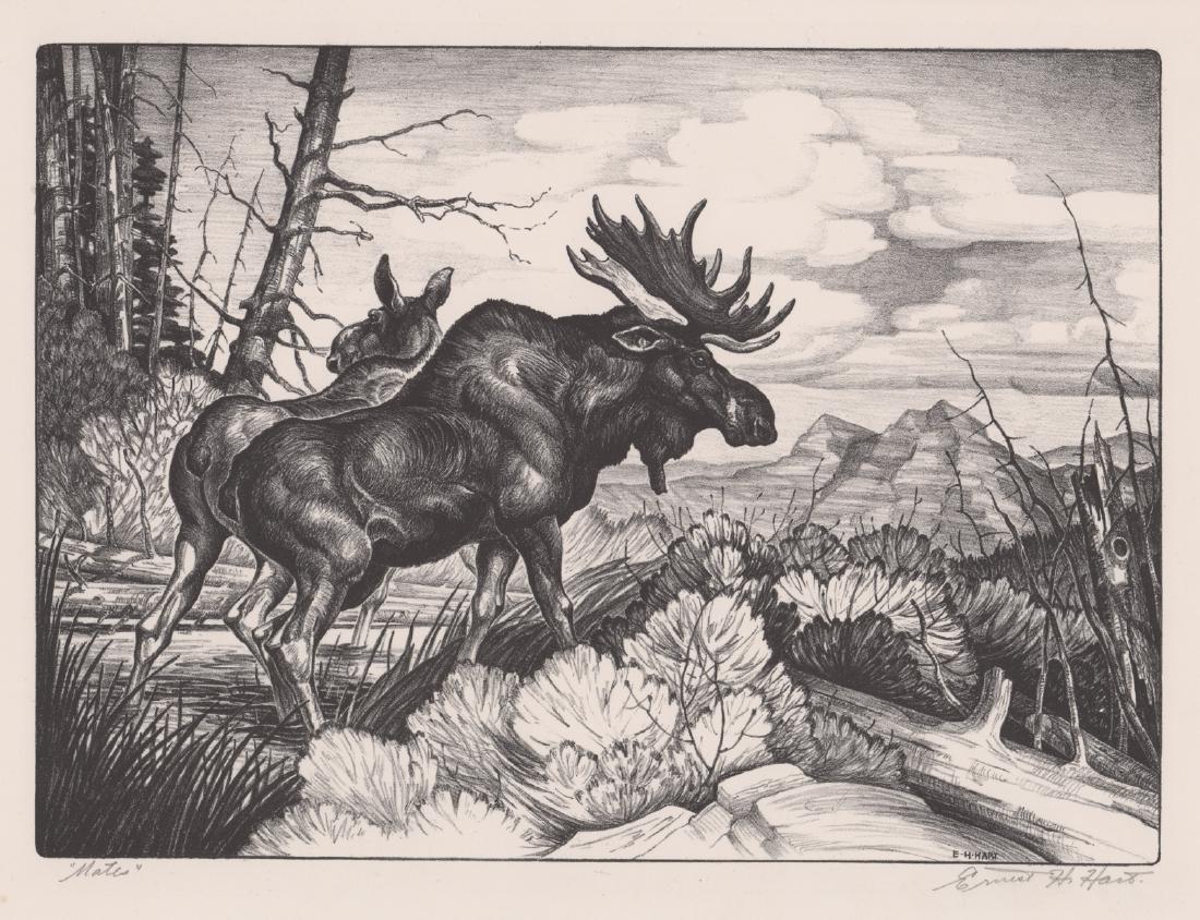 Ernest H. Hart Lithograph (1 of 4)