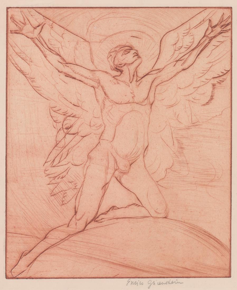 Henryk Enrico Glicenstein (1870 - 1943) Etching (1 of 4)