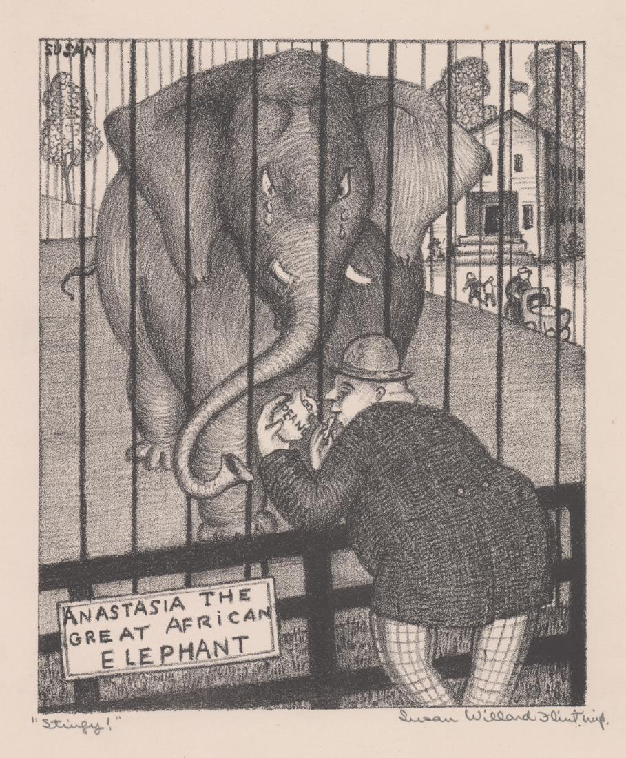 Susan Willard Flint Lithograph (1 of 4)