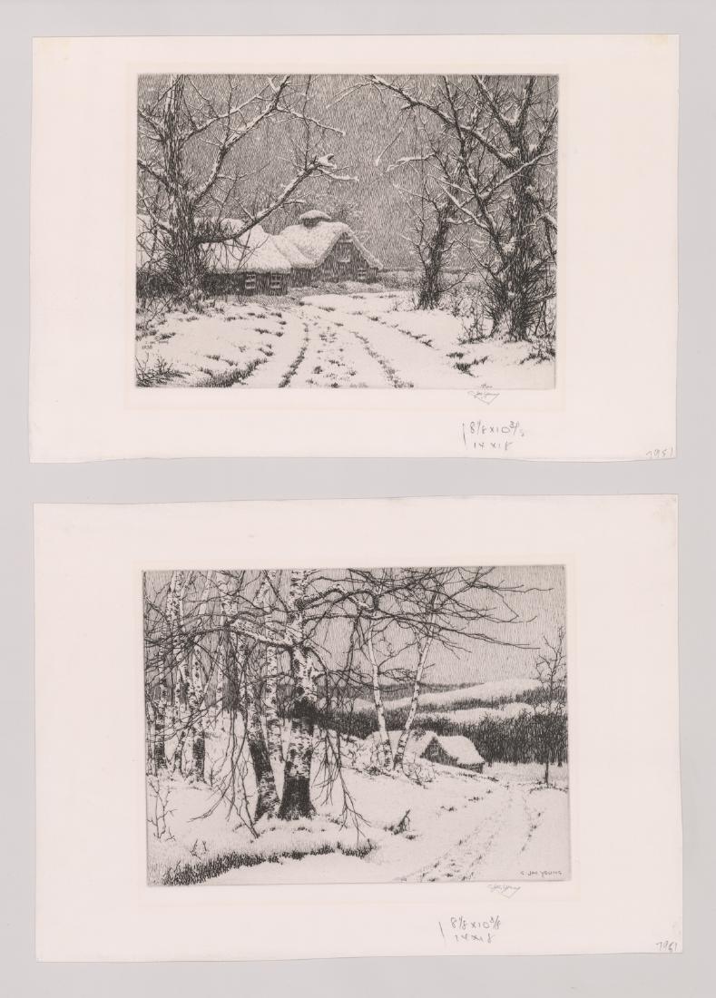 C. Jac Young Etchings (1 of 4)