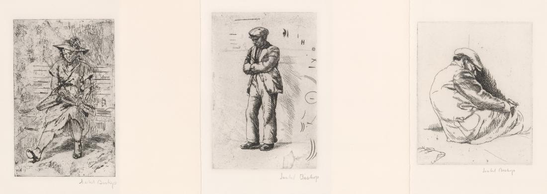 Isabel Bishop Etchings, Three (1 of 7)