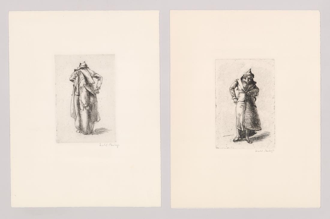 Isabel Bishop Etchings , Two (1 of 5)