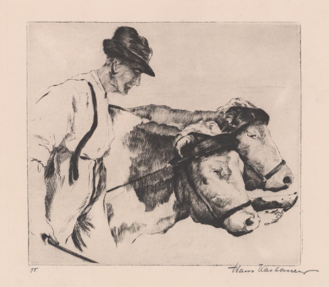 German Signed Etching (1 of 4)