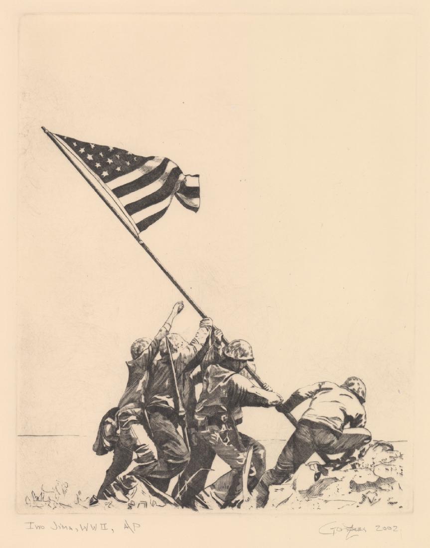 Gonzales Pencil Signed Artists Proof Etching (1 of 4)