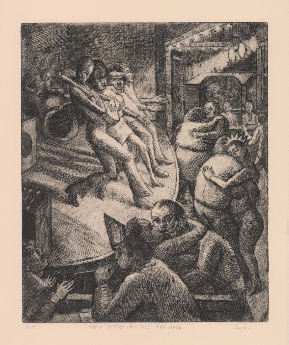 Eli Levin Artist's Proof Pencil Signed Etching (1 of 4)