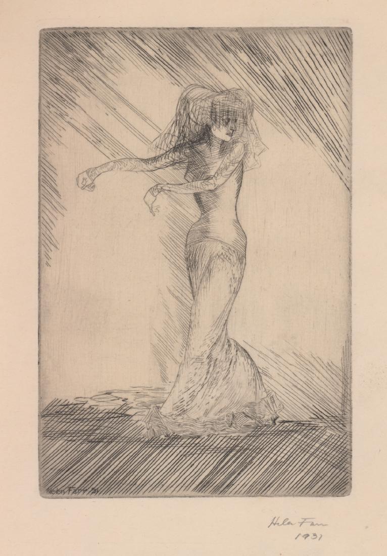 Helen Farr Etching (1 of 4)