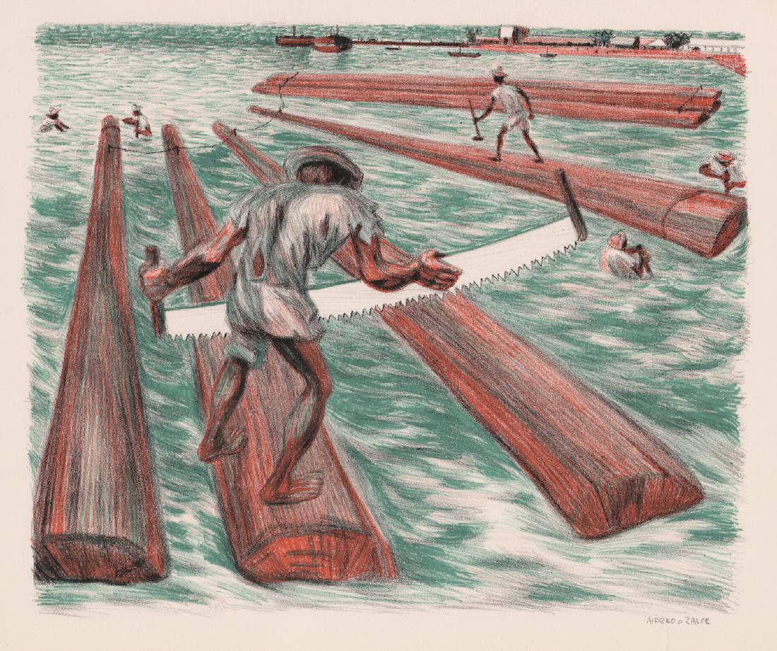 Alfredo Zalce Lithograph (1 of 4)