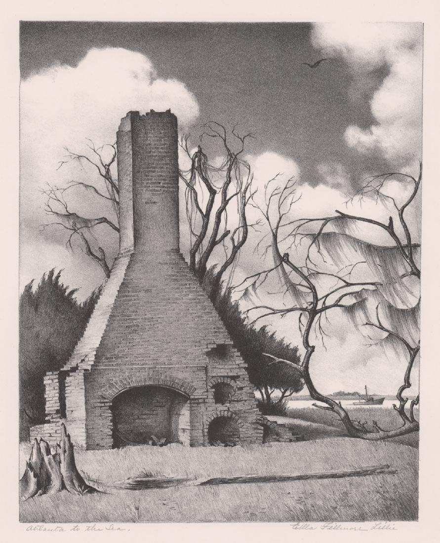 Ella Fillmore Lillie Pencil Signed Lithograph (1 of 4)