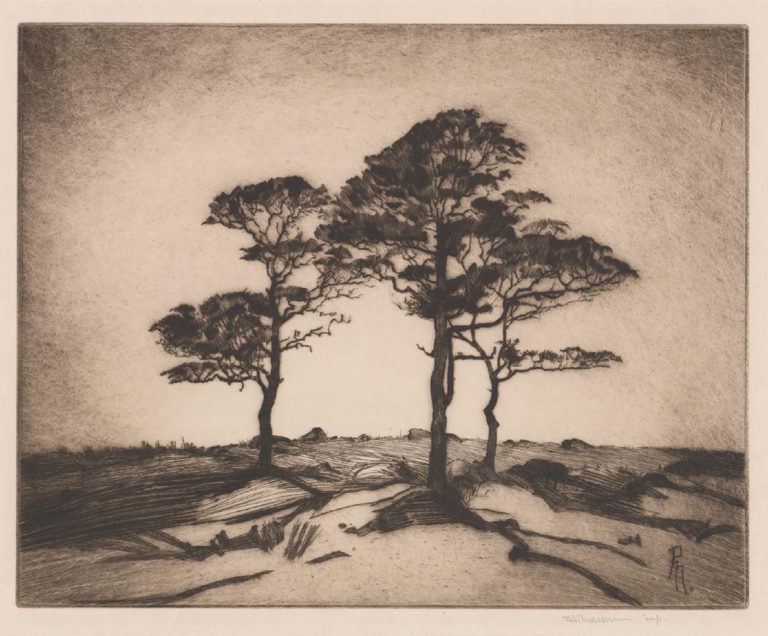 Peter Marcus Pencil Signed Etching (1 of 4)