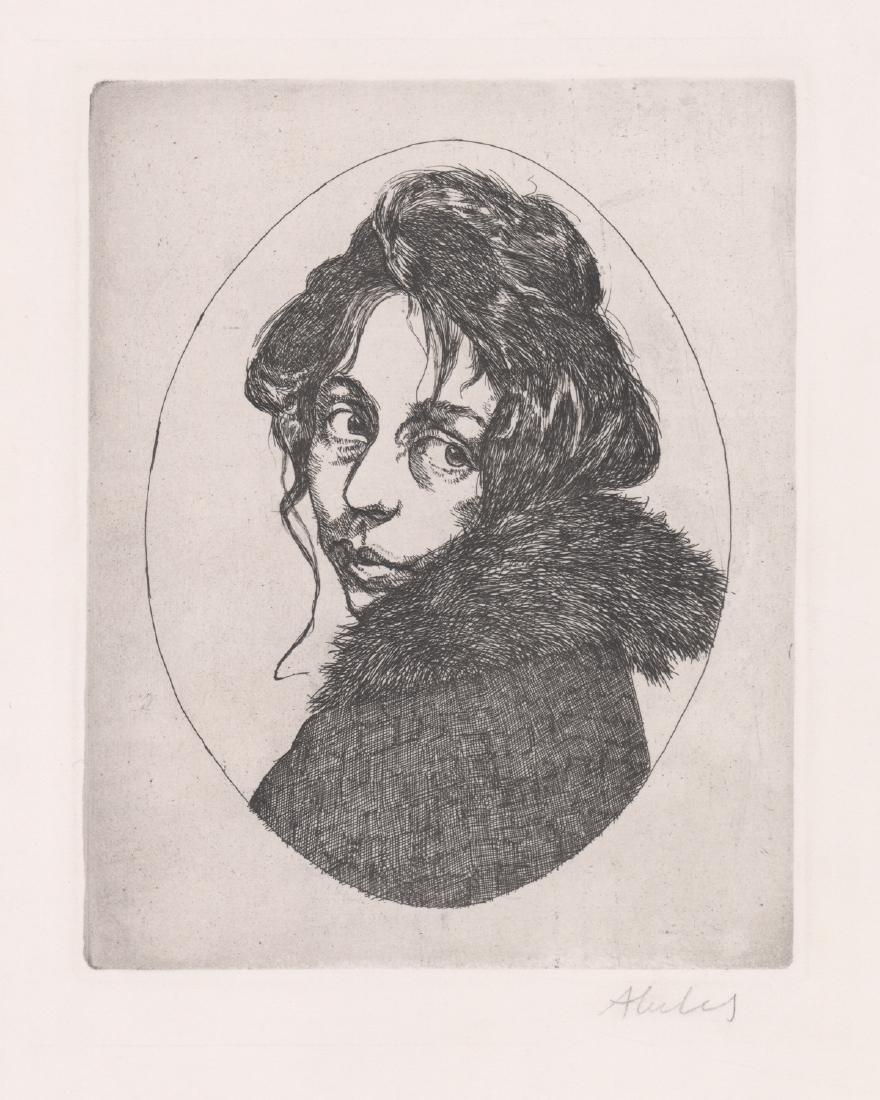 Signed Etching Sigmund Abeles (1 of 4)