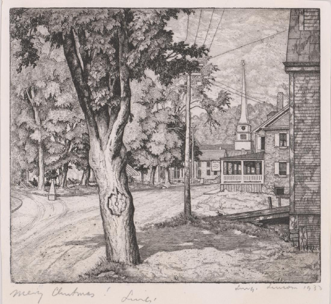 Luigi Lucioni Signed Etching (1 of 5)