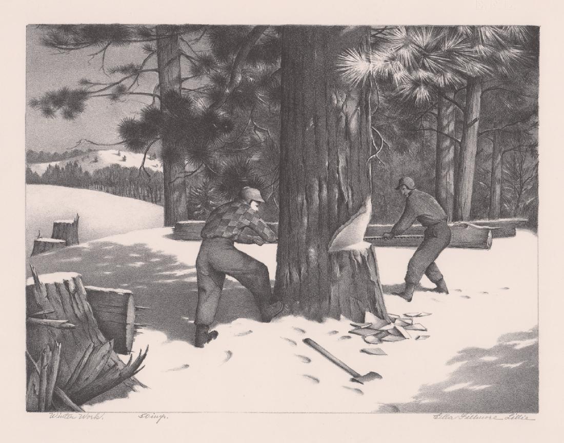 Ella Fillmore Lillie Pencil Signed Lithograph (1 of 5)