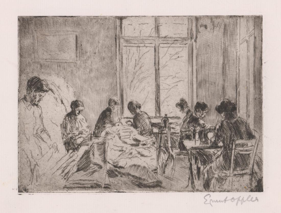 Ernst Oppler (1867 - 1929) Etching (1 of 4)