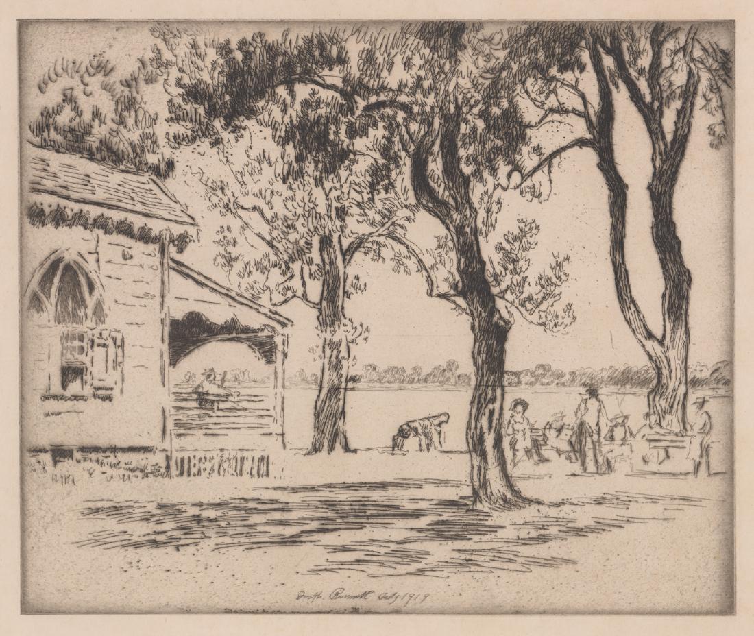 Joseph Pennell Etching (1 of 4)