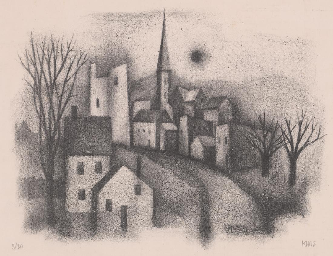 WPA Era Lithograph by Kunz (1 of 4)