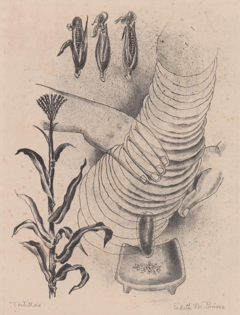 Edith Brisac Lithograph (1 of 4)