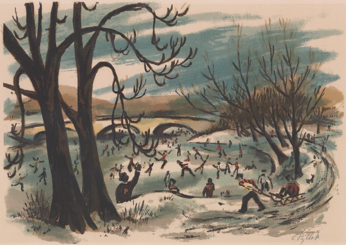 Leonard Pytlak (born 1910) Lithograph (1 of 4)