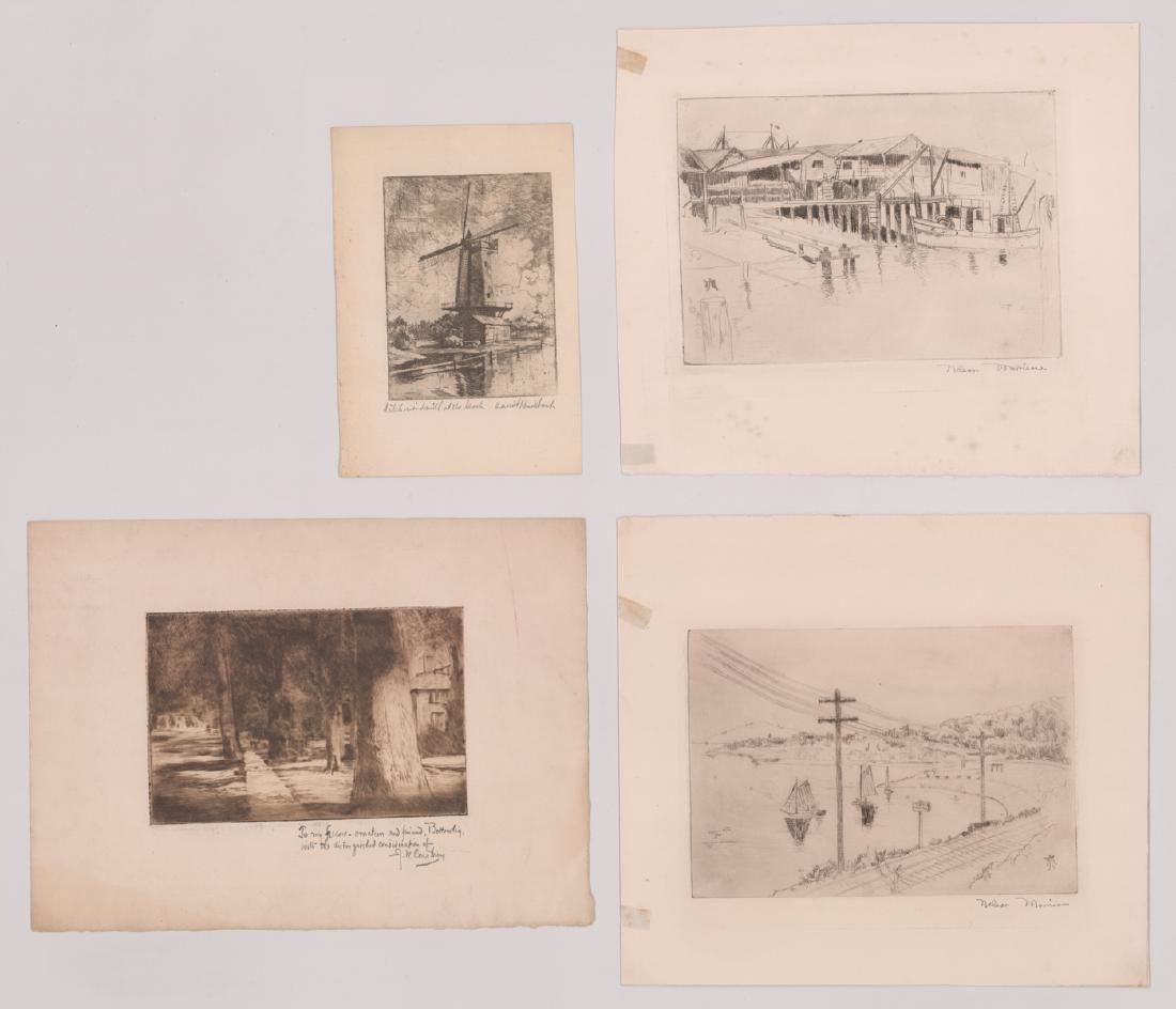 Four Pencil Signed Etchings (1 of 5)