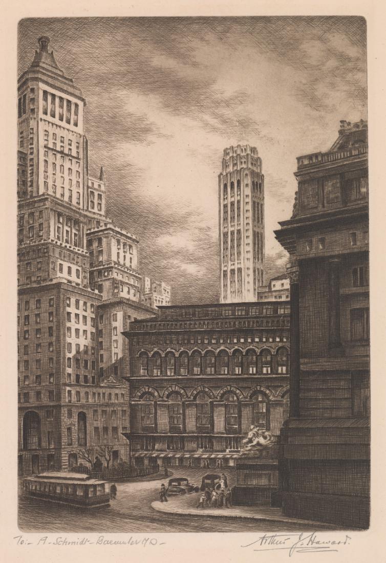 Arthur J. Howard Etching (1 of 4)