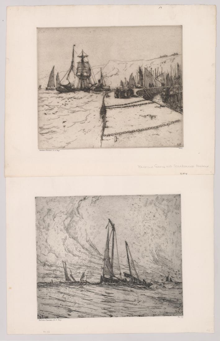 Two Nelson Dawson Etchings (1 of 5)