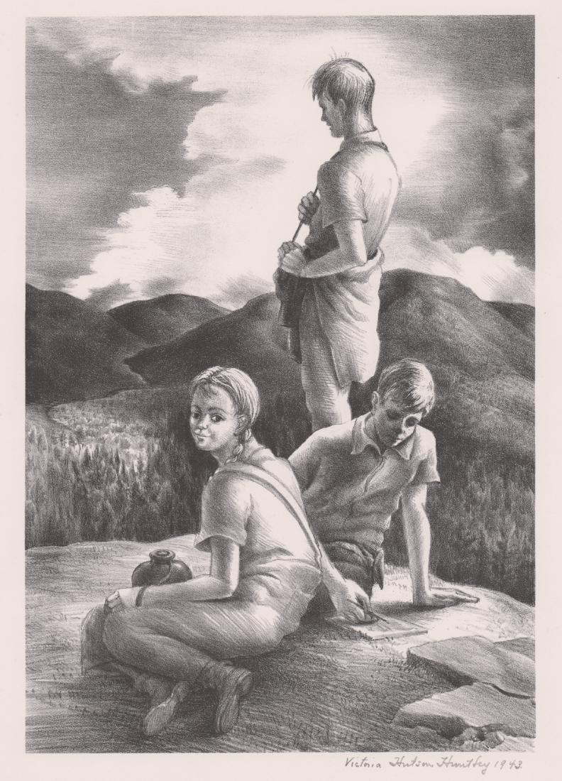 Victoria Hutson Huntley Lithograph (1 of 4)