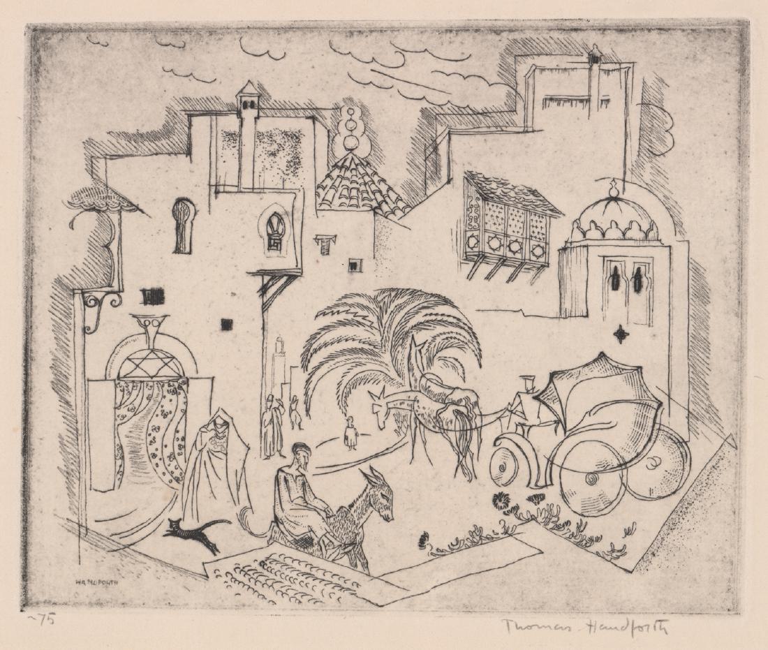 Thomas Handforth Pencil Signed Etching (1 of 5)