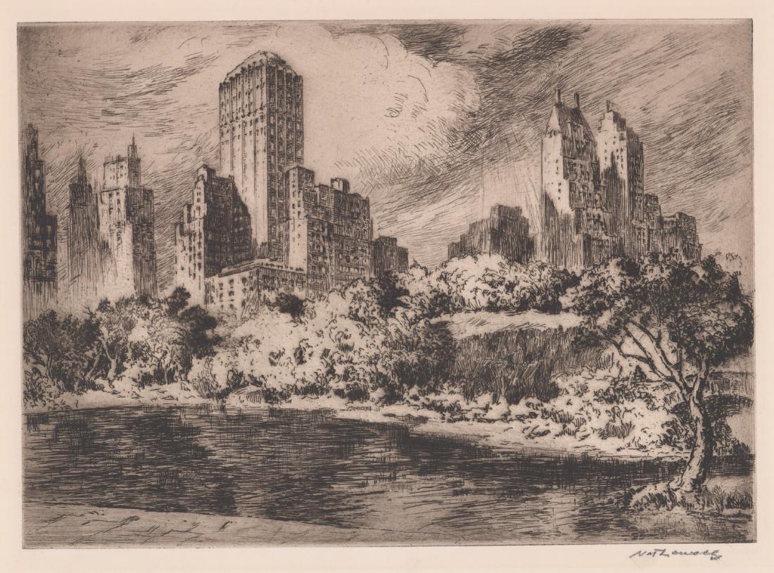 Nat Lowell Etching (1 of 4)