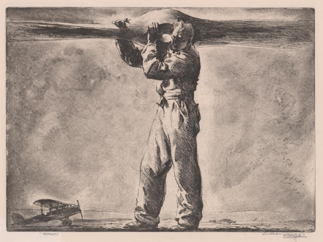 William Heaslip Etching (1 of 5)