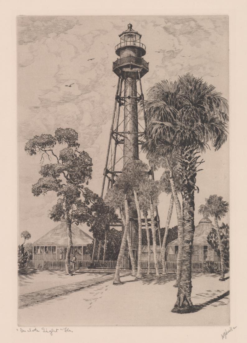 Walter Ronald Locke Etching (1 of 5)