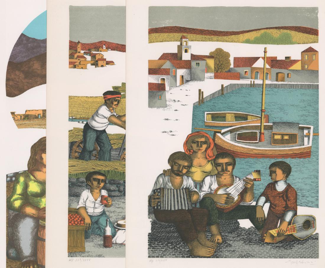 Three Jorge Dumas Artist's Proof Etchings (1 of 7)