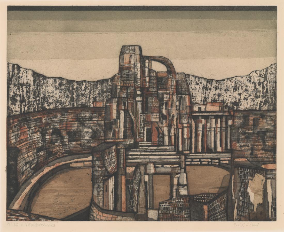 Rudolf (Professor) Kugler Etching (1 of 5)