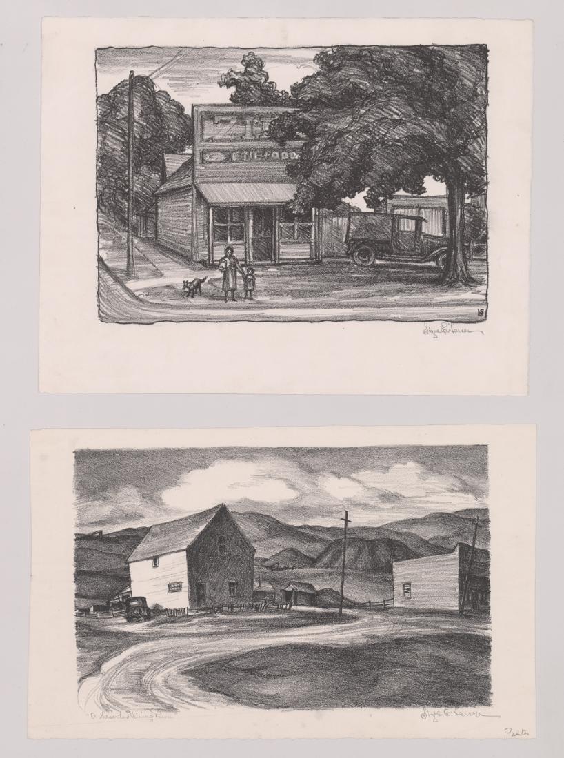 Signe E. Larson Lithographs (1 of 4)