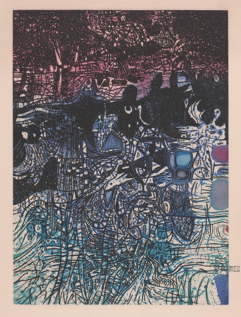 Mario Prassinos Etching (1 of 3)