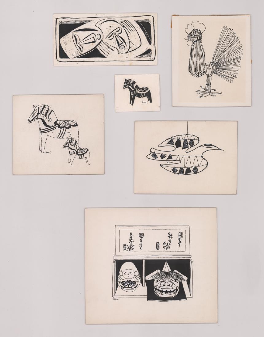 Six Antonio Berni Signed Artworks (1 of 5)