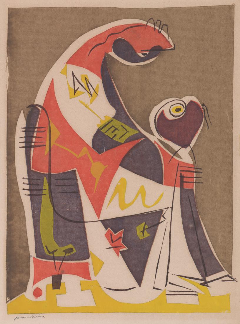 Abraham Hankins Original Lithograph (1 of 4)