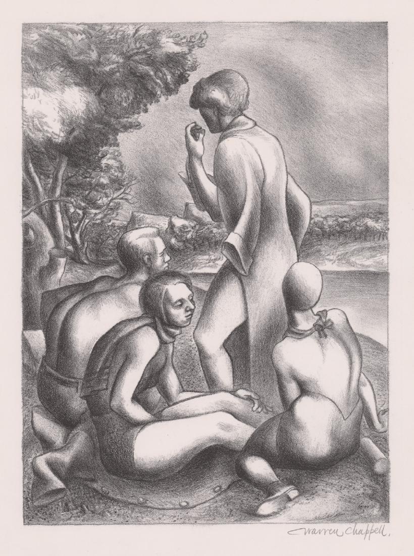 Warren Chappell Original WPA Era Lithograph (1 of 4)
