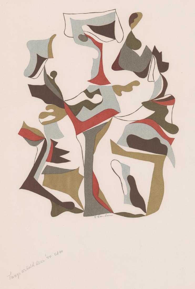 Edward August Landon Original Lithograph (1 of 4)