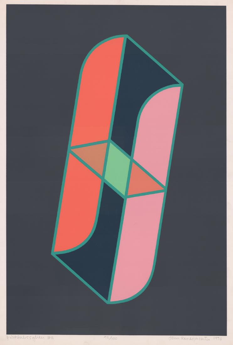 John Randolph Carter Large Screenprint in Colors (1 of 6)