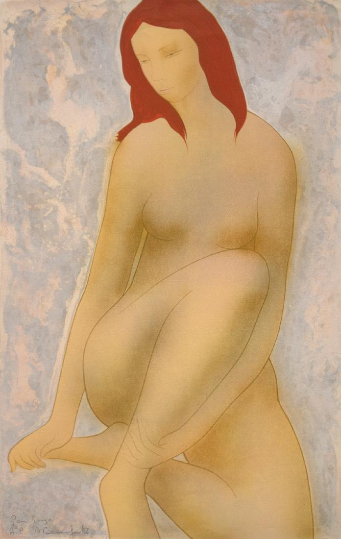 Alain Bonnefoit Original Artists' Proof Lithograph (1 of 4)