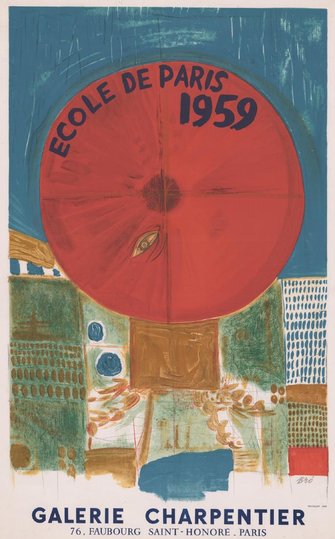 "Galerie Charpentier, Ecole de Paris 1959" Poster (1 of 4)