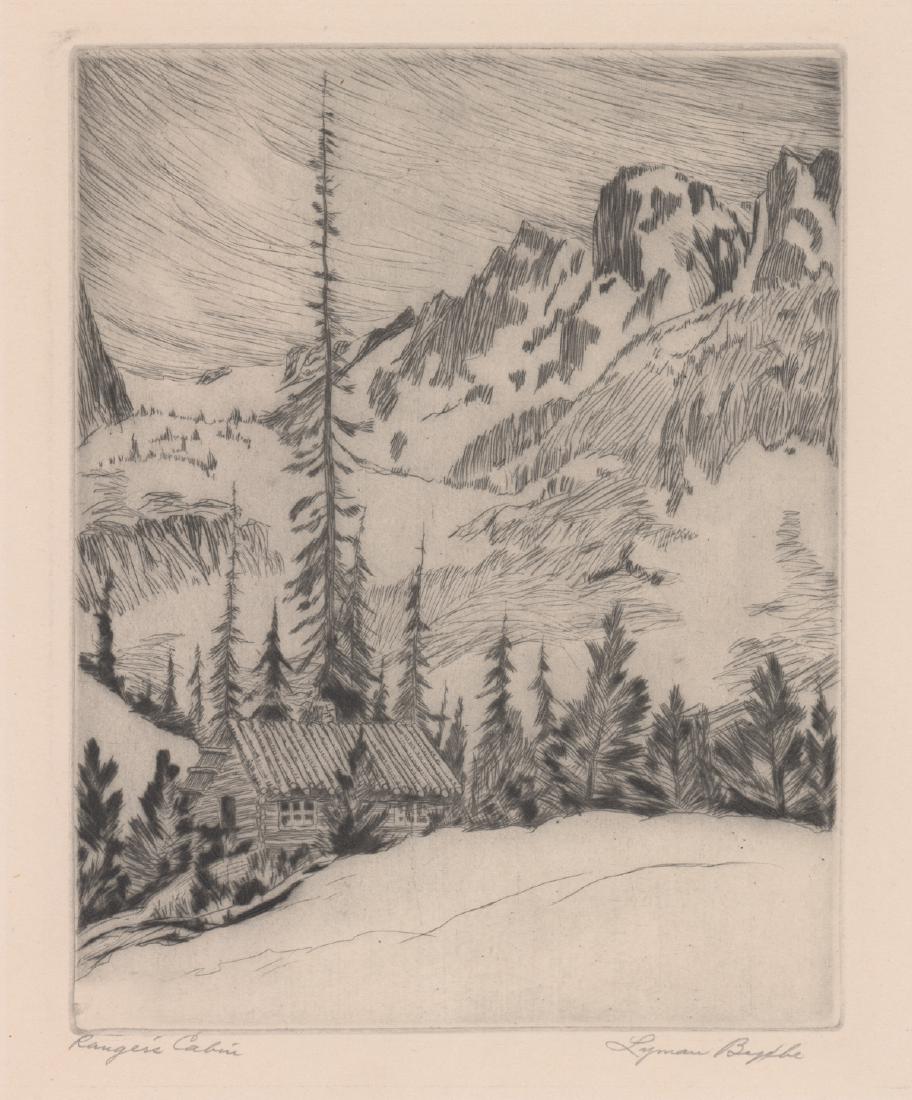 Lyman Byxbe Signed Etching (1 of 5)