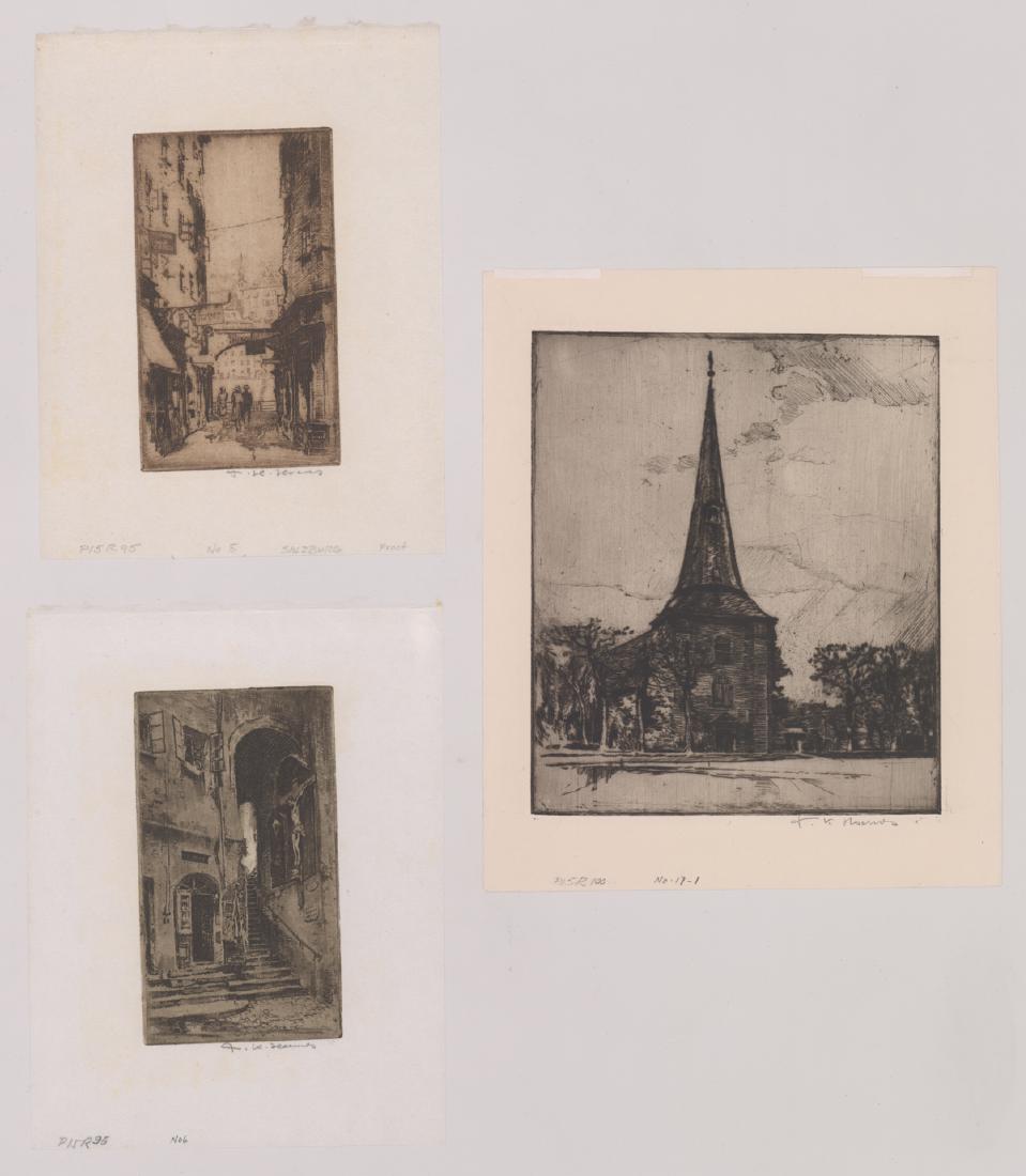 Tanna Kasimir-Hoernes Three Signed Etchings (1 of 2)